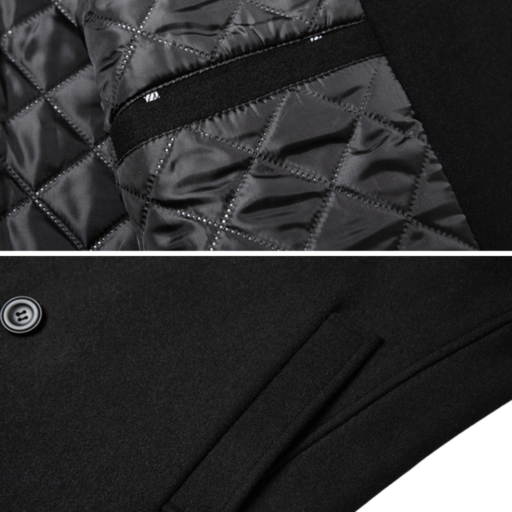 Damon | Manteau structuré raffiné à double boutonnage