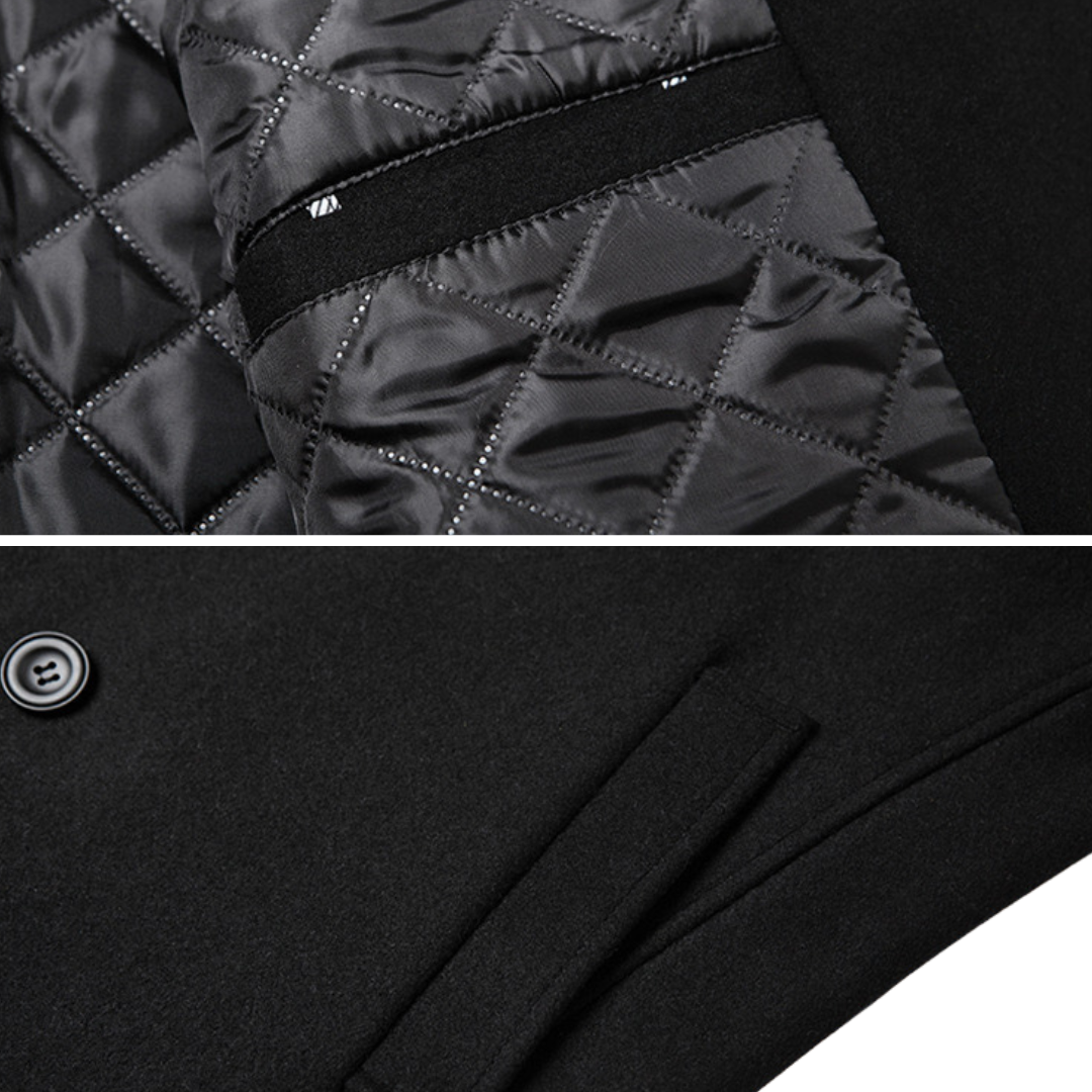 Damon | Manteau structuré raffiné à double boutonnage