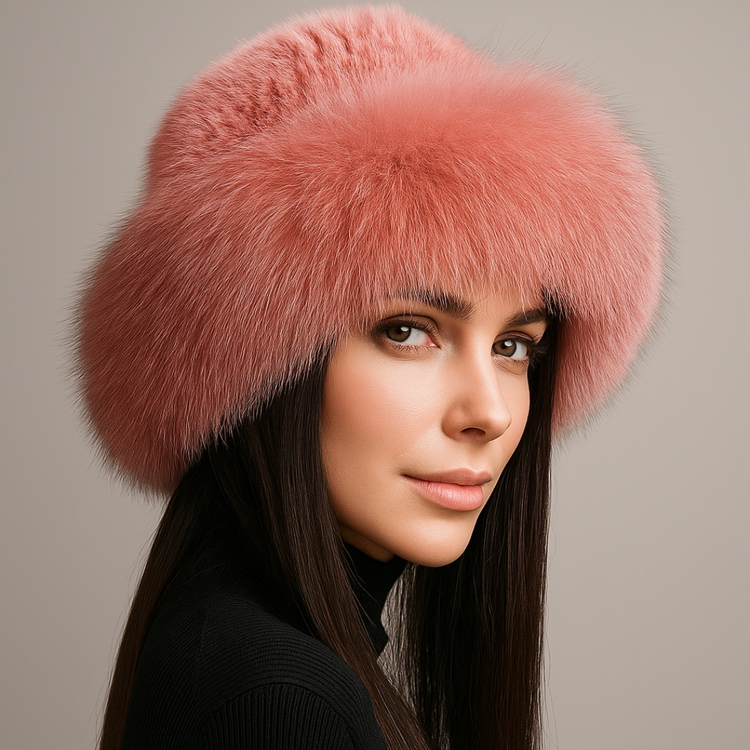 Chapeau en fourrure de vison Velvet Frost