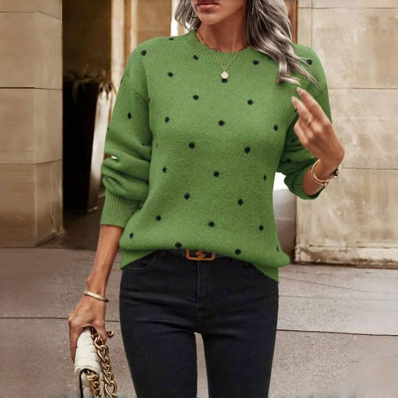 Esmee | Pull à pois élégant et classique