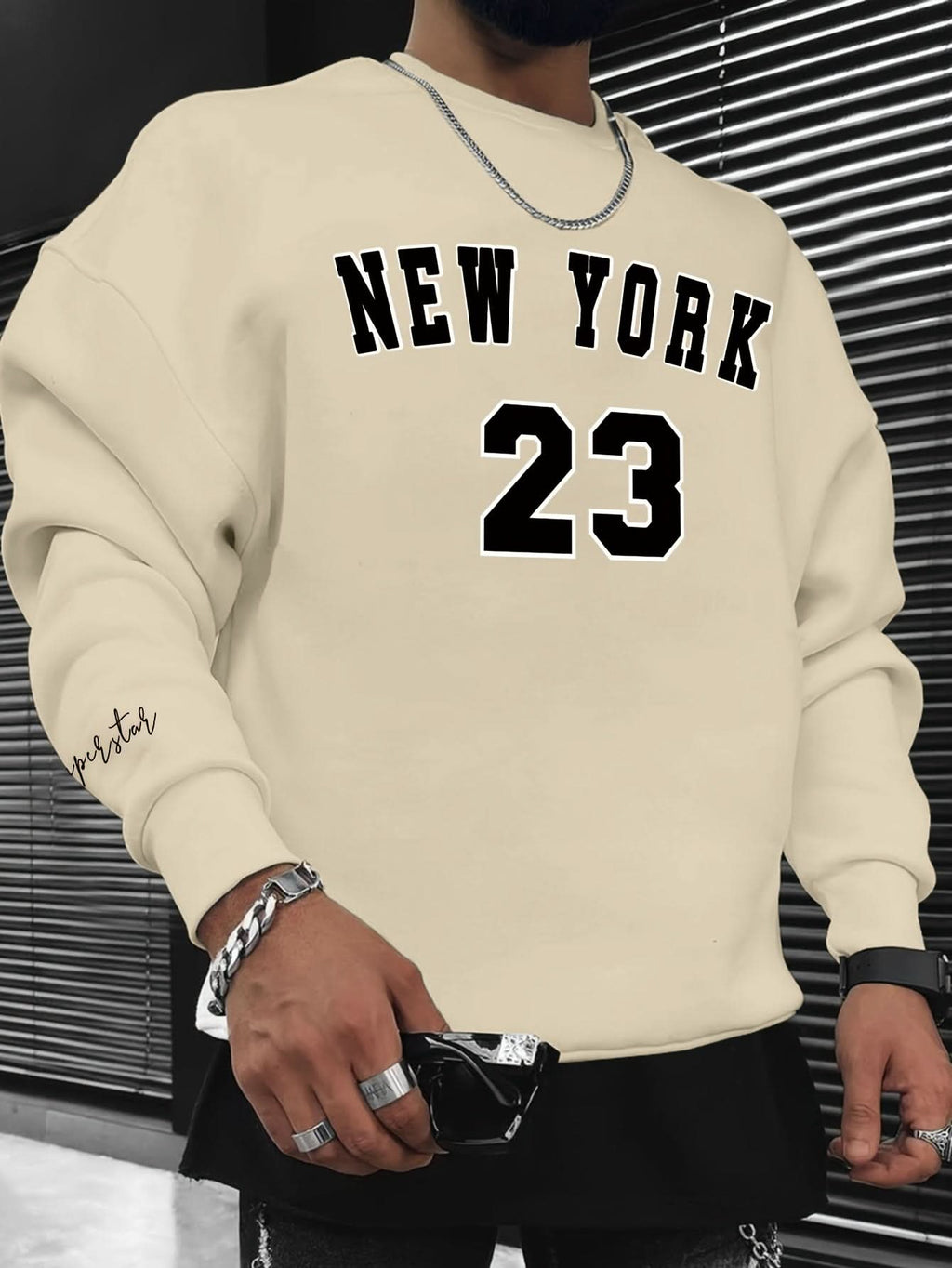 Noah | 23 Sudadera New York Estampada