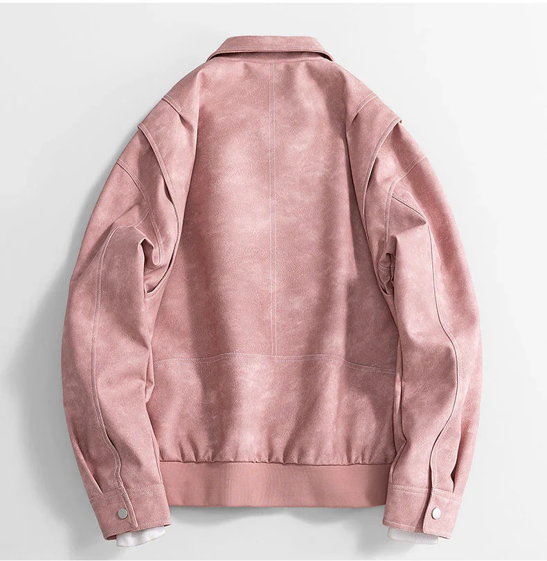 Chaqueta de cuero clásica Hafford
