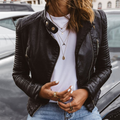 Rachel | Classic Zip Moto Jacket