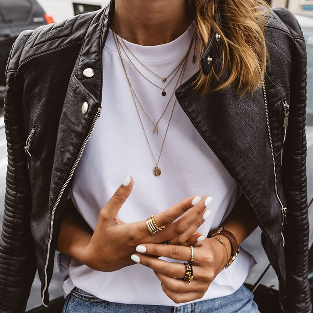 Rachel | Classic Zip Moto Jacket