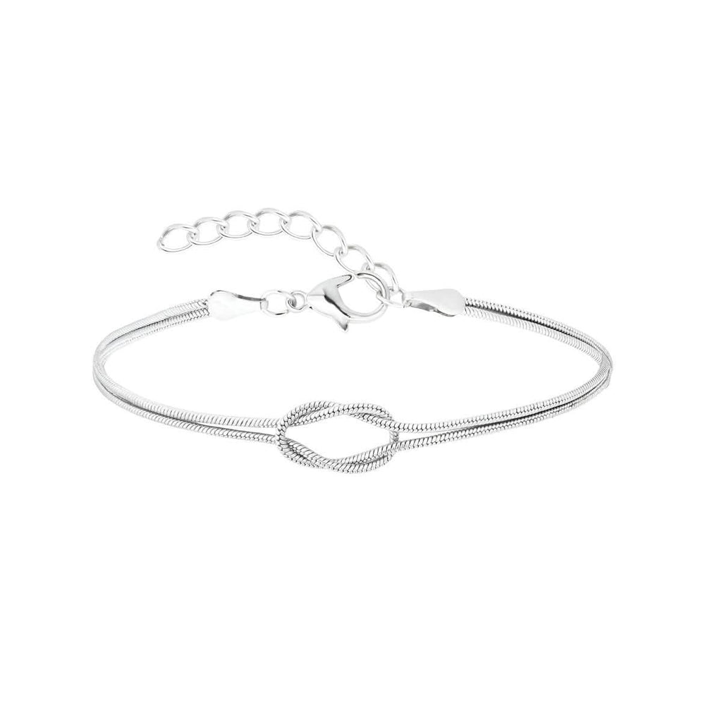 Elena | Pulsera con cadena de nudos elegante