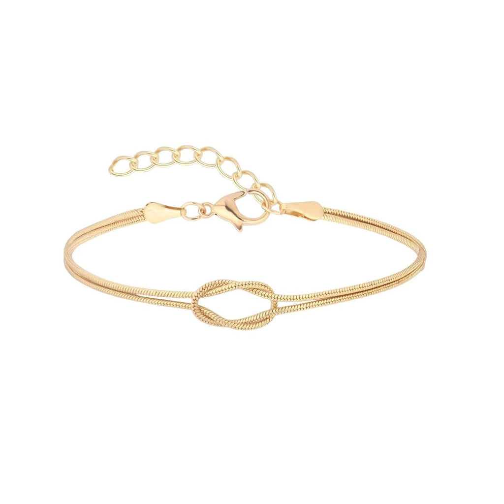 Elena | Pulsera con cadena de nudos elegante