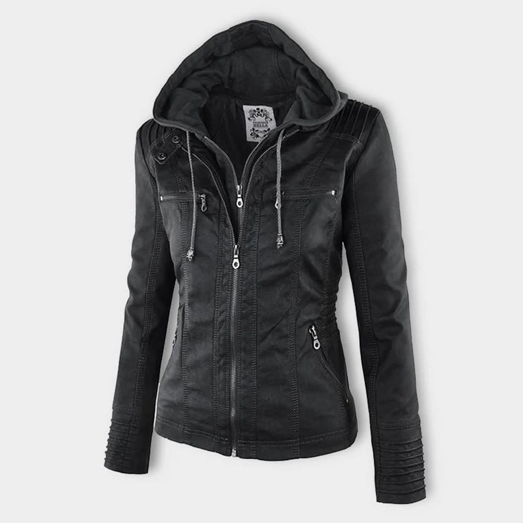 Elena | Chaqueta intemporal de efecto piel