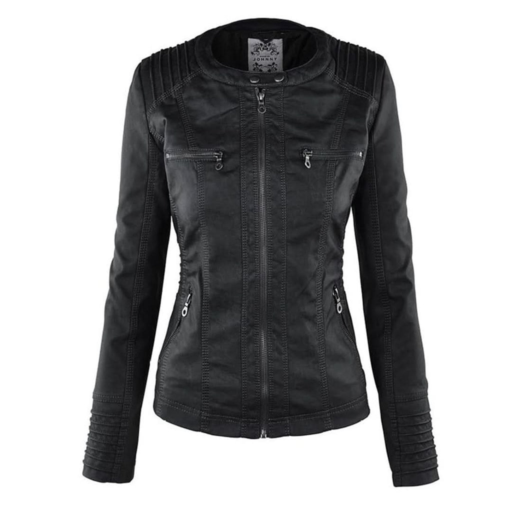Elena | Chaqueta intemporal de efecto piel