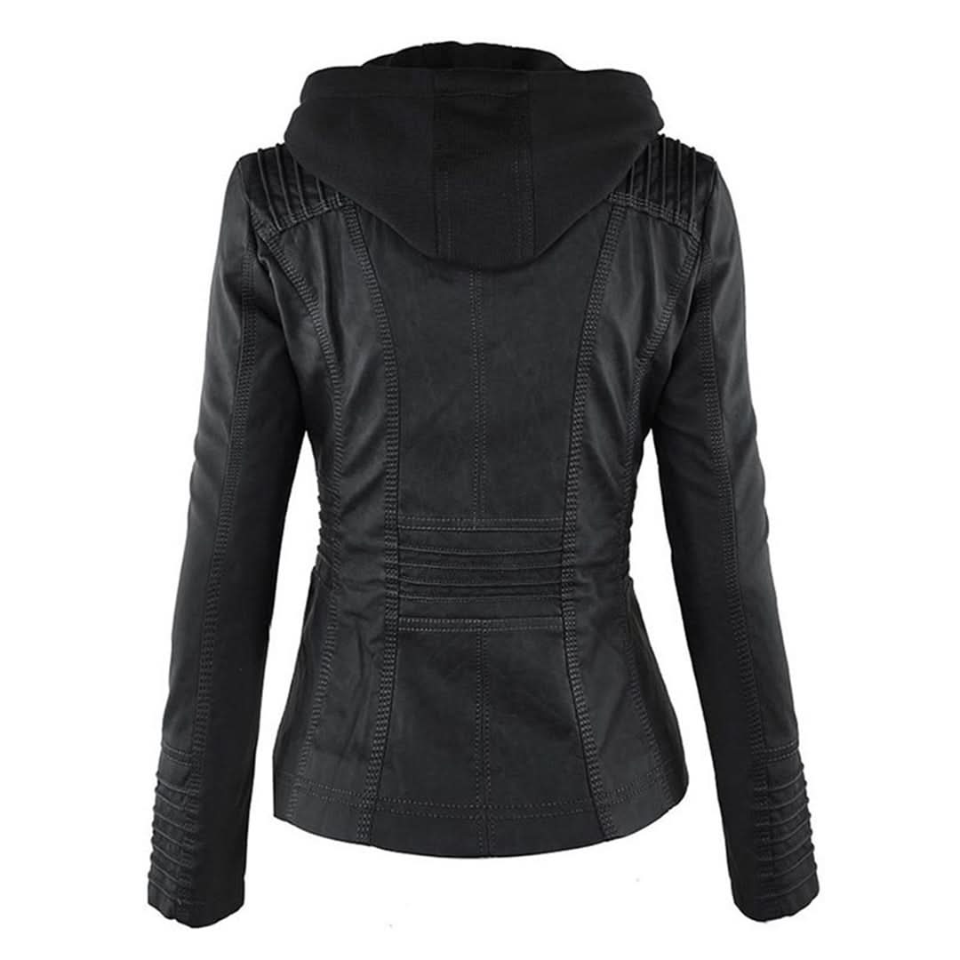 Elena | Chaqueta intemporal de efecto piel