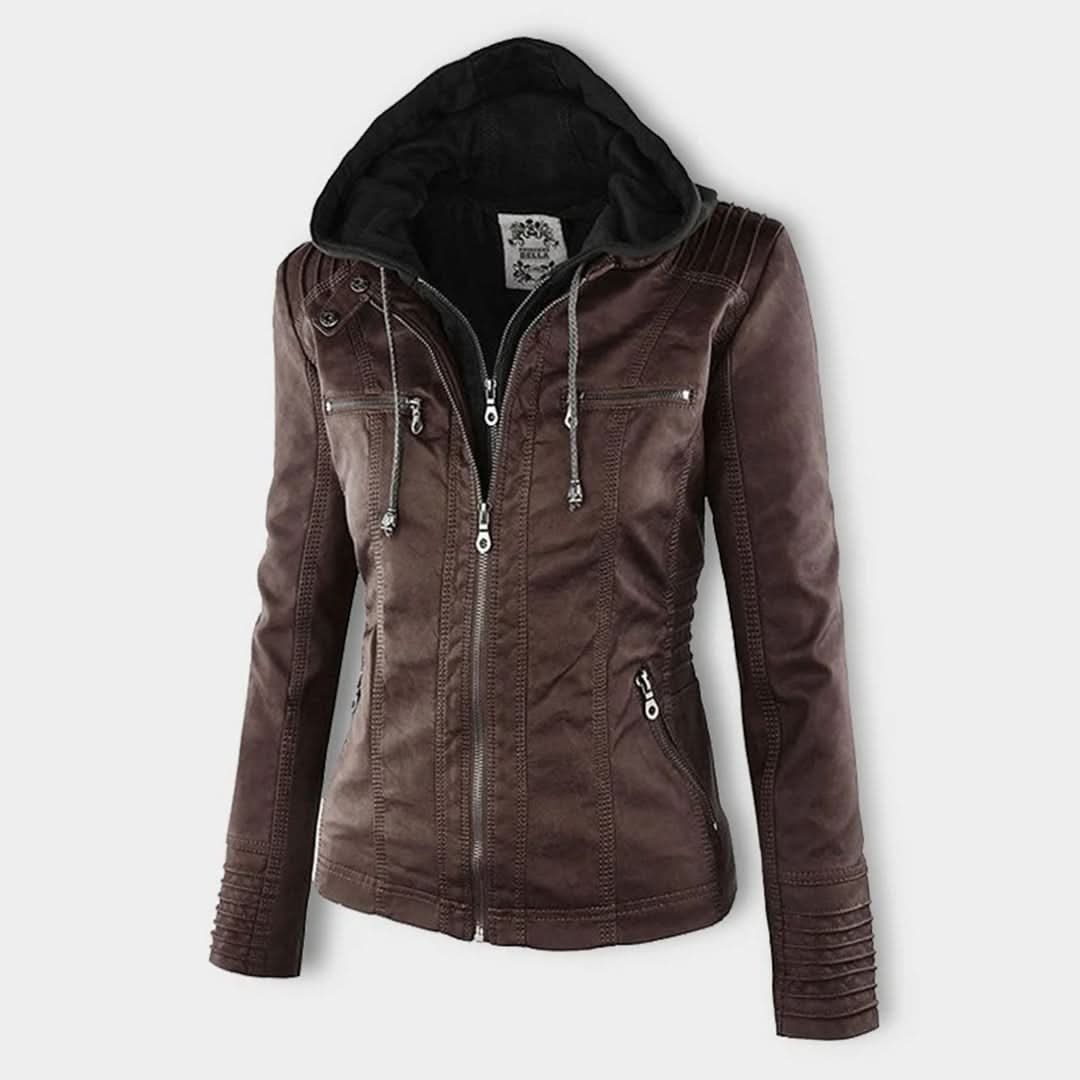 Elena | Chaqueta intemporal de efecto piel