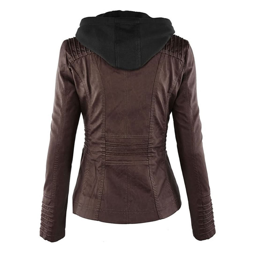 Elena | Chaqueta intemporal de efecto piel