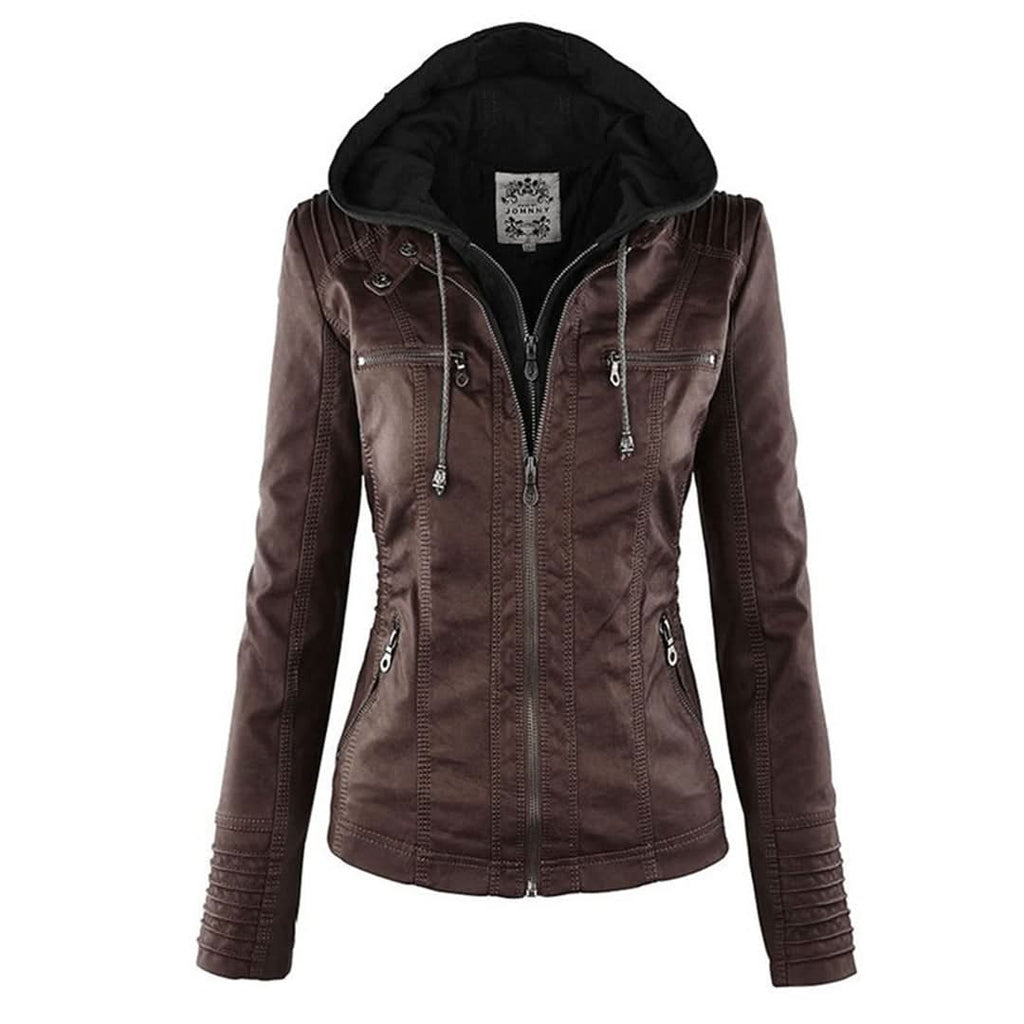 Elena | Chaqueta intemporal de efecto piel