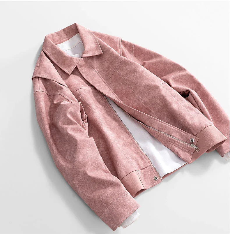 Chaqueta de cuero clásica Hafford