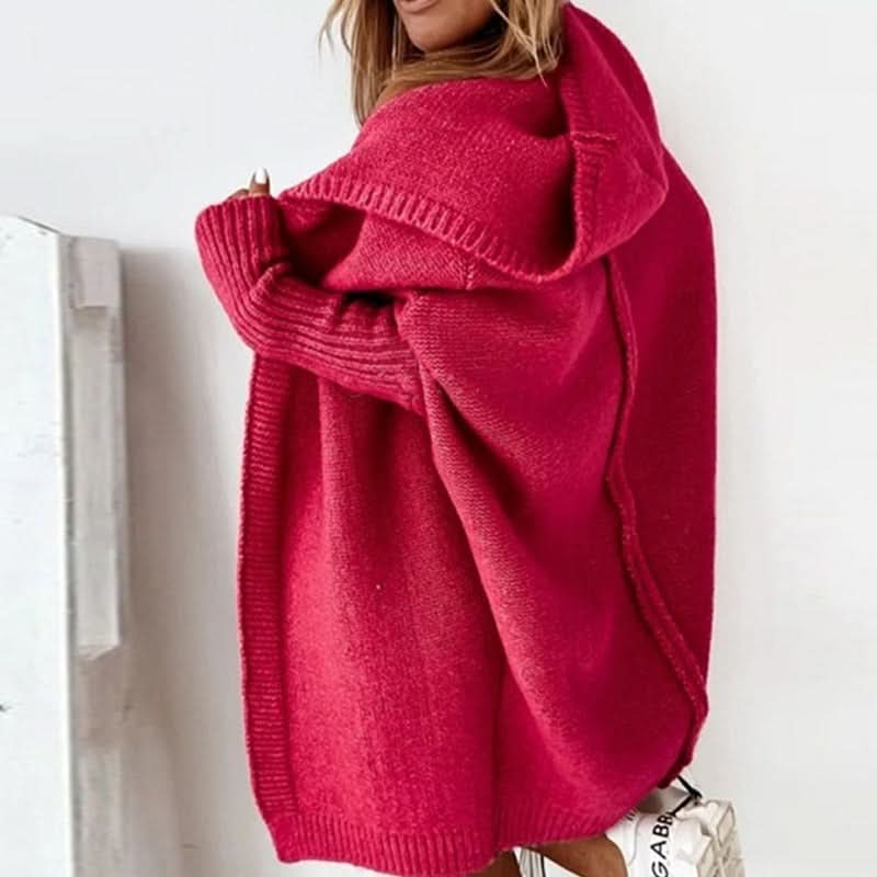 Harper | Cardigan en maille à capuche fluide