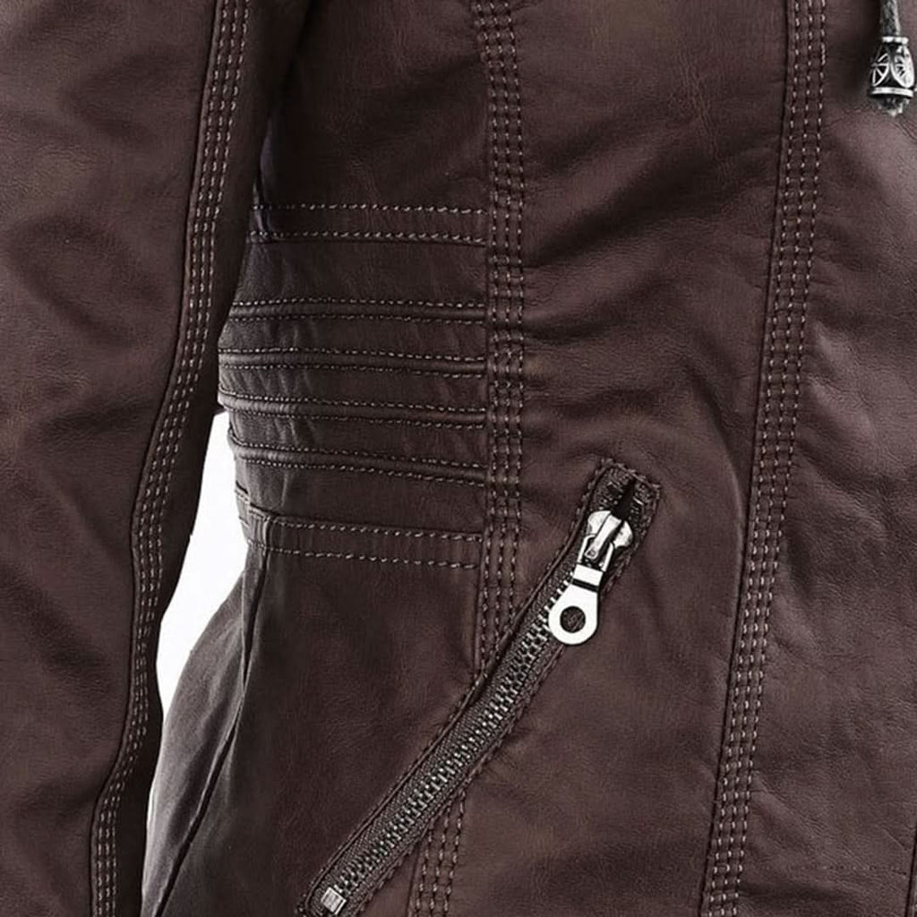 Elena | Chaqueta intemporal de efecto piel