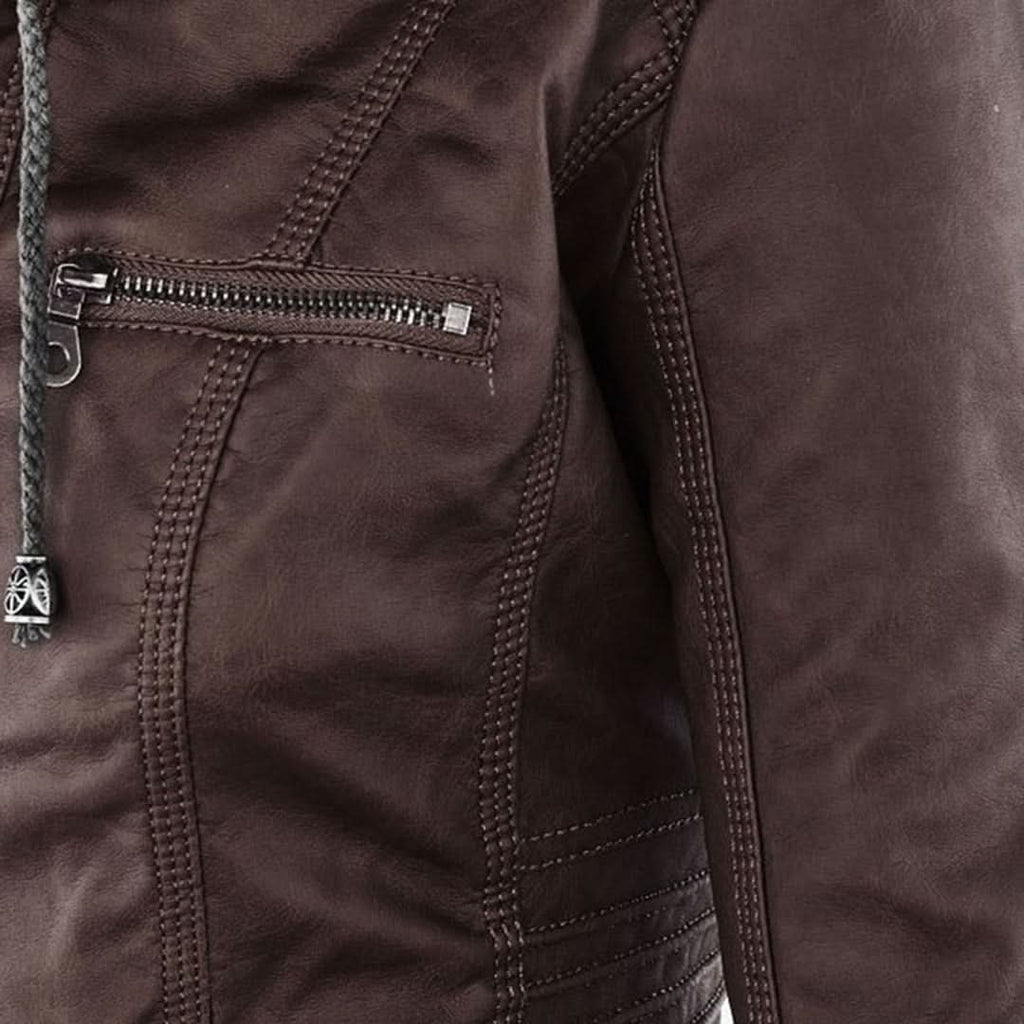 Elena | Chaqueta intemporal de efecto piel