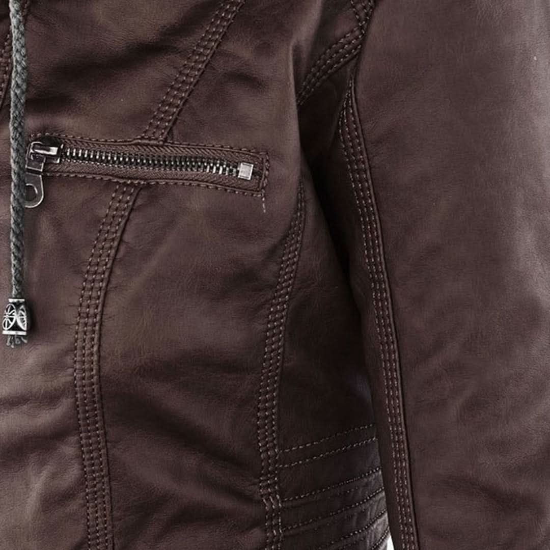 Elena | Chaqueta intemporal de efecto piel
