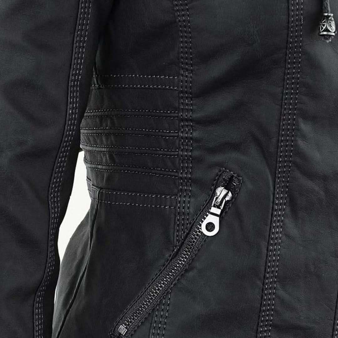Elena | Chaqueta intemporal de efecto piel