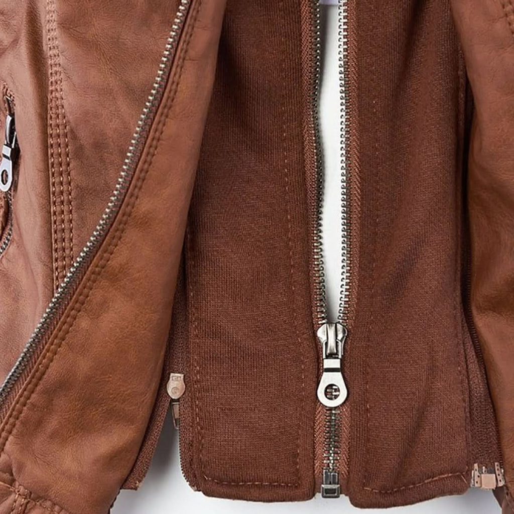 Elena | Chaqueta intemporal de efecto piel