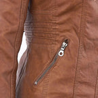 Elena | Chaqueta intemporal de efecto piel