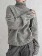 Monica | Elegant High Neck Sweater