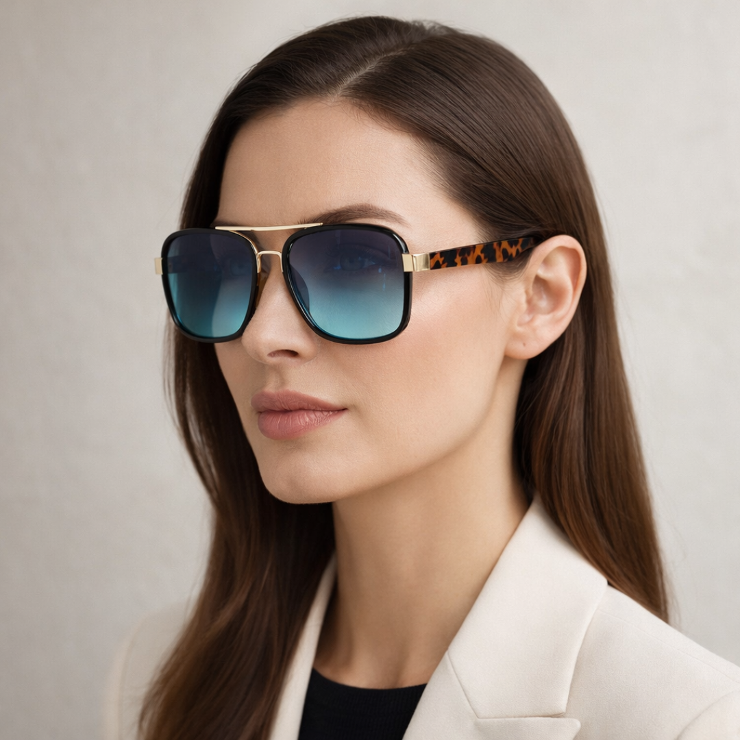 Primal Strike™ | Tiger Stripe Square Sunglasses | UV400