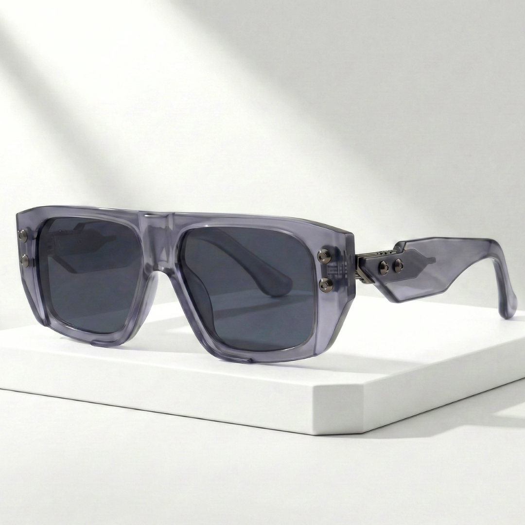Cipher Rivet™ | Oversized Rivet Polycarbonate Sunglasses | UV400