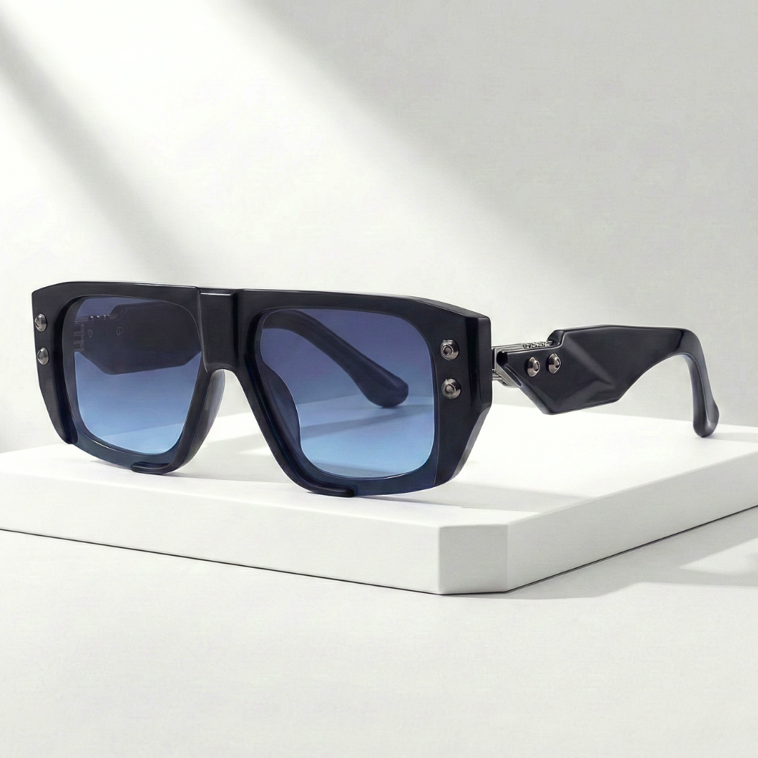 Cipher Rivet™ | Oversized Rivet Polycarbonate Sunglasses | UV400