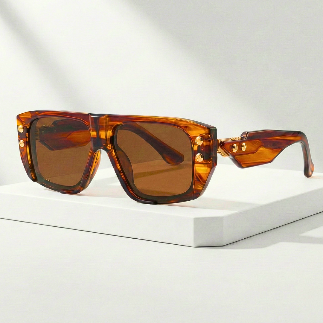 Cipher Rivet™ | Oversized Rivet Polycarbonate Sunglasses | UV400