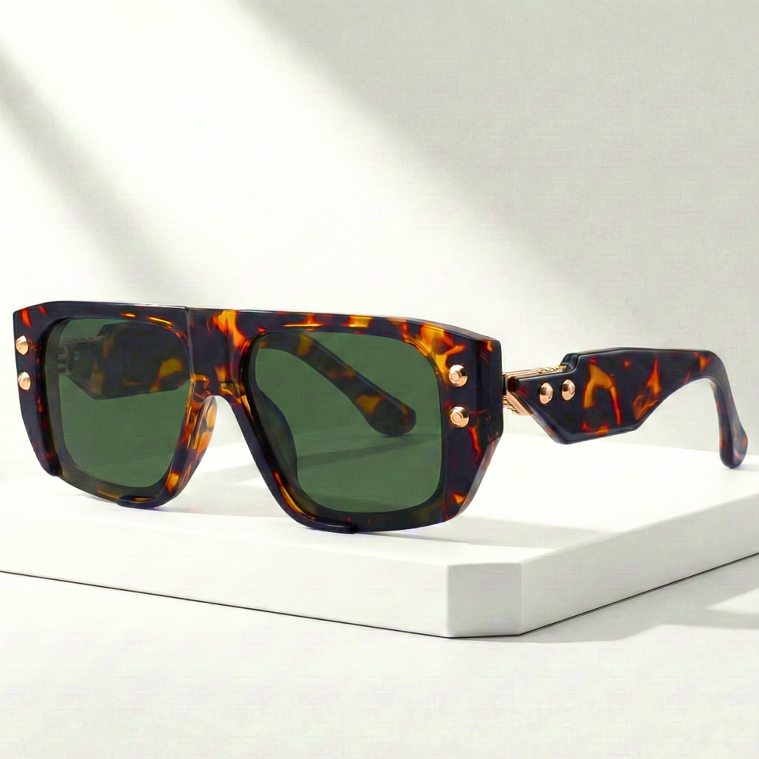 Cipher Rivet™ | Oversized Rivet Polycarbonate Sunglasses | UV400