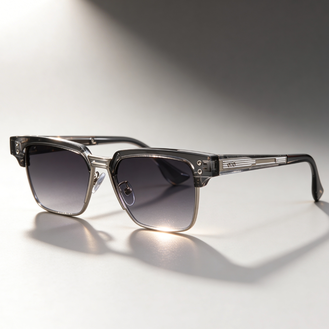 Drift Square™ | Square Browline Sunglasses | UV400 Retro Modern