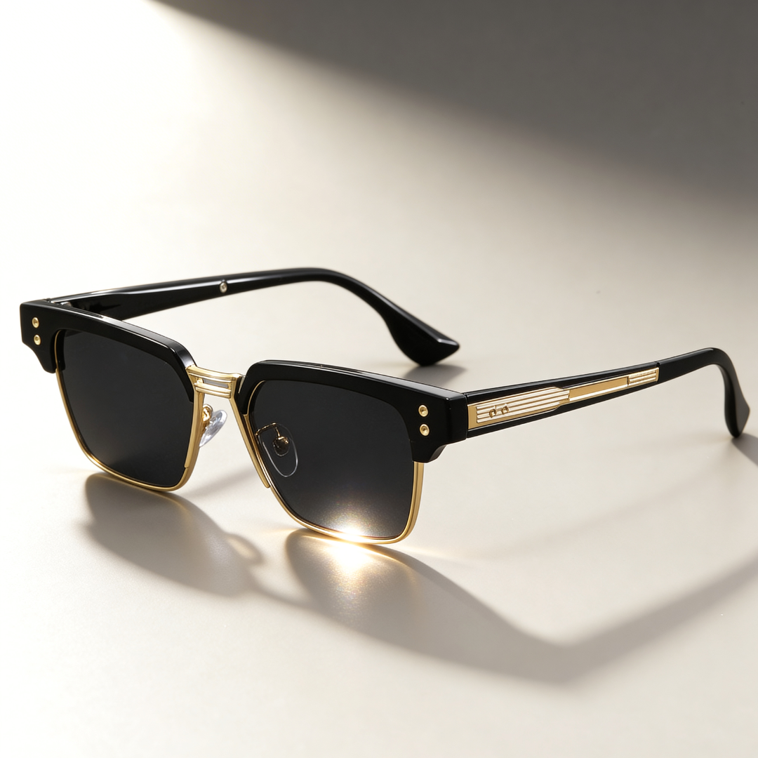 Drift Square™ | Square Browline Sunglasses | UV400 Retro Modern