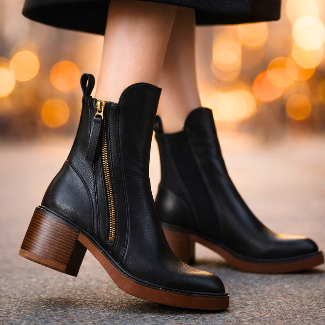 Bottines en cuir Odette