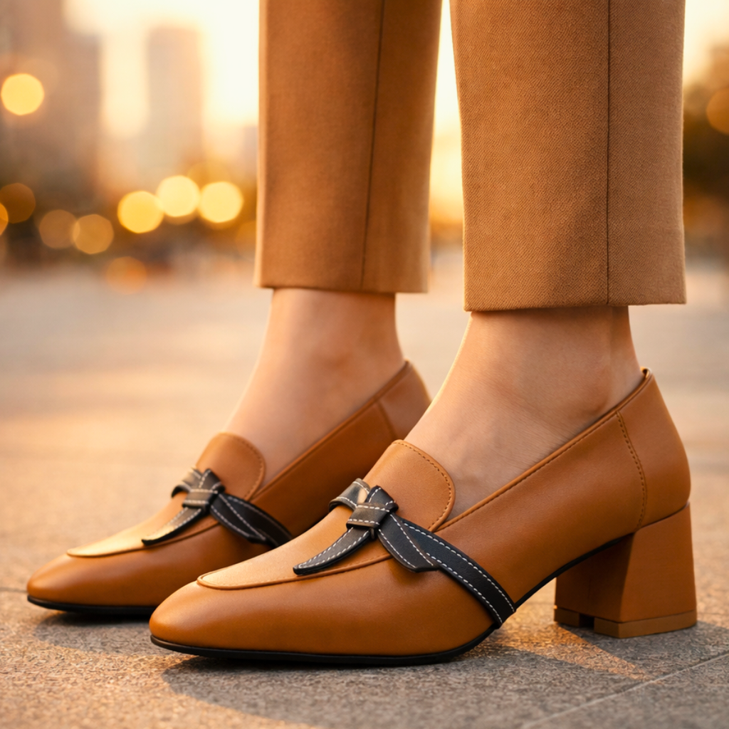 Mocasines de seda con bucle Harper Lane