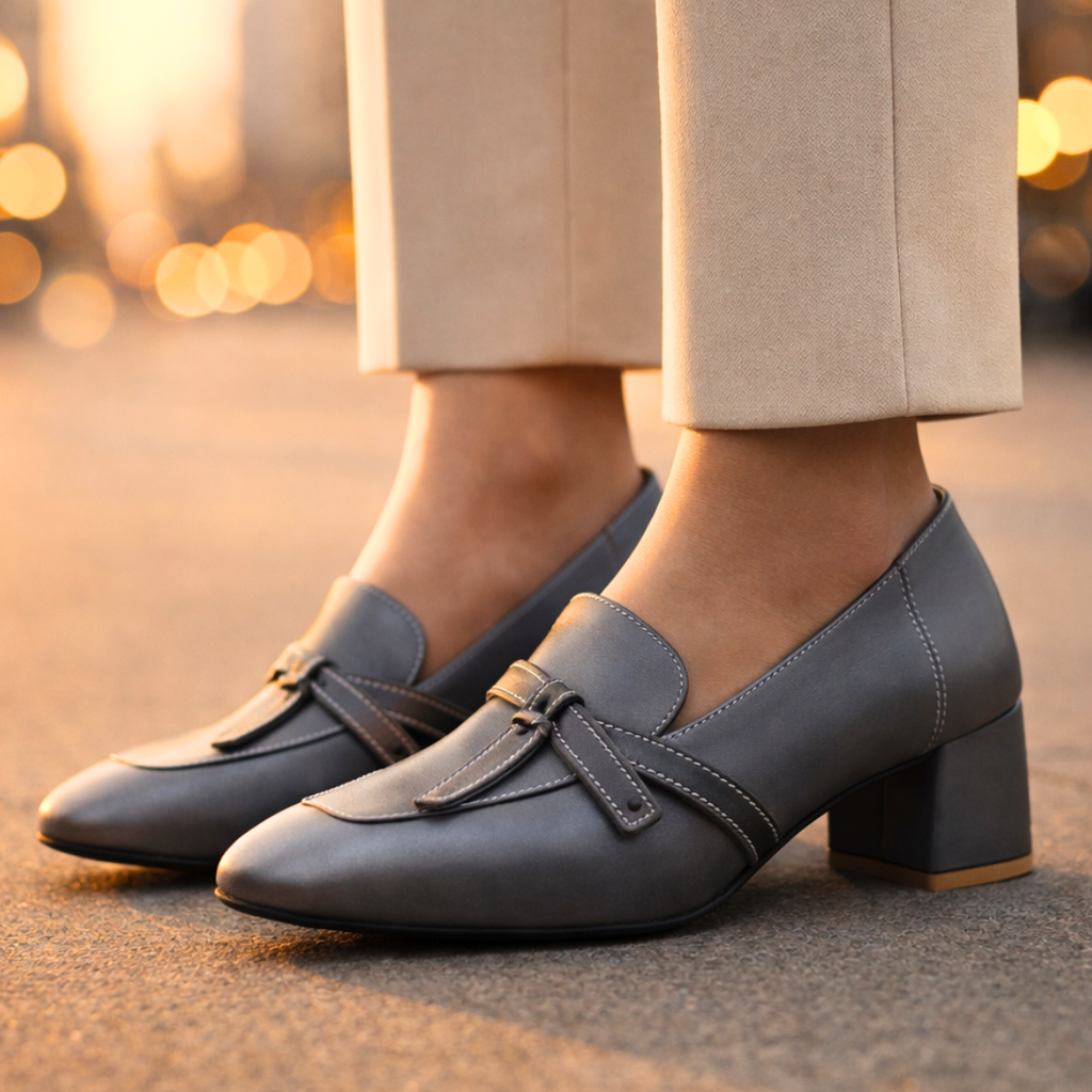 Mocasines de seda con bucle Harper Lane