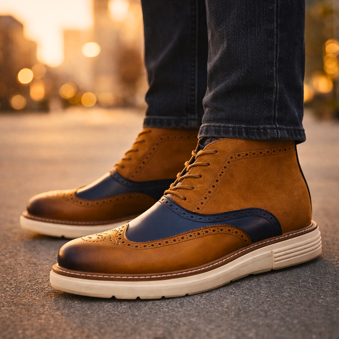 Bottes Richelieu en cuir Hampton Lane