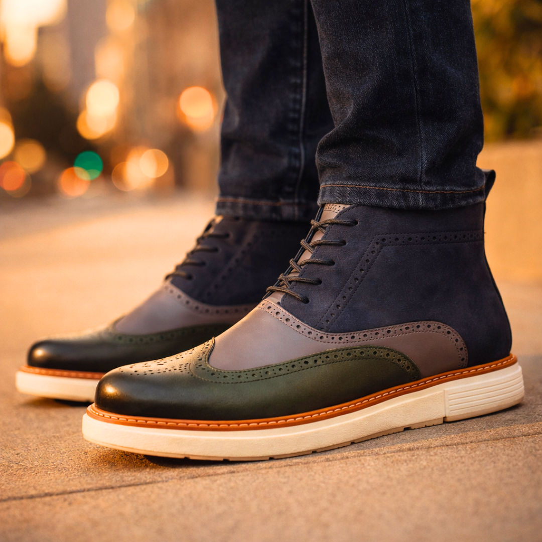 Bottes Richelieu en cuir Hampton Lane