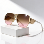 Amalfi Shield™ | Oversized Shield Aviator Sunglasses | UV400