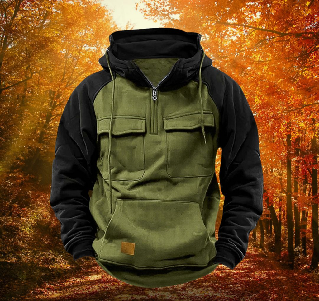 William | Sudadera con capucha invernal multifuncional