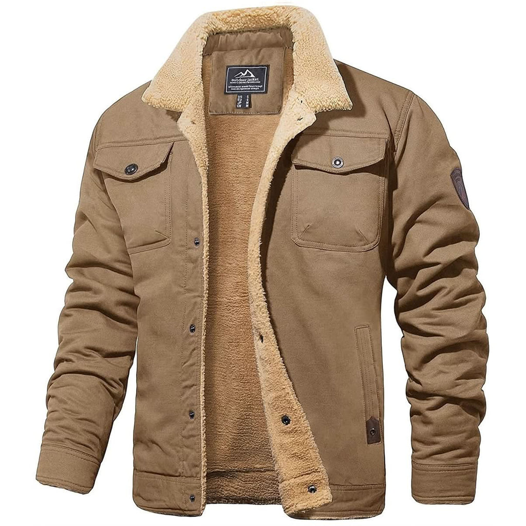 Landon | Chaqueta Bomber con Forro Sherpa Abrigador