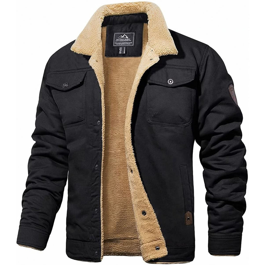 Landon | Chaqueta Bomber con Forro Sherpa Abrigador