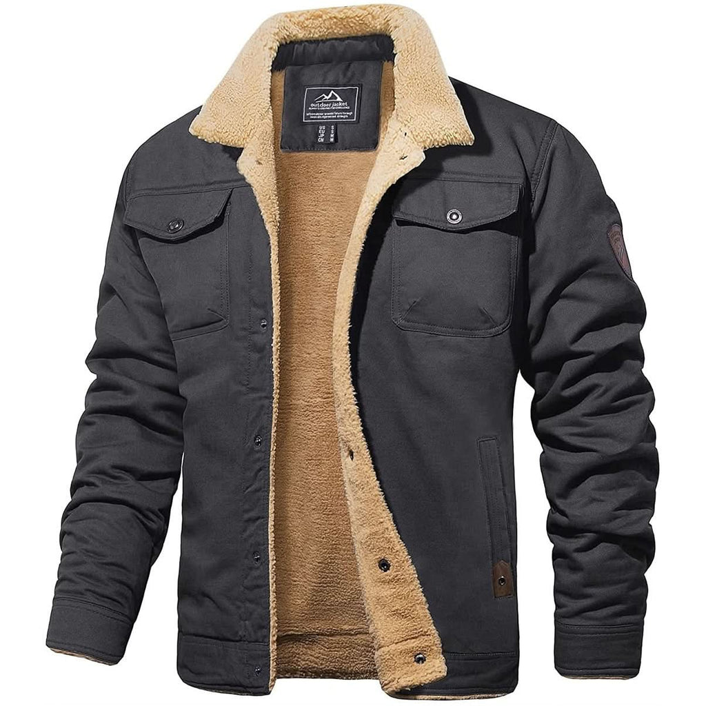 Landon | Chaqueta Bomber con Forro Sherpa Abrigador