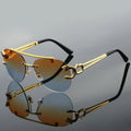 Fiero Gold™ | Panther Aviator Sunglasses | UV400 Gradient