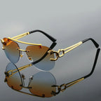 Fiero Gold™ | Panther Aviator Sunglasses | UV400 Gradient