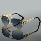 Fiero Gold™ | Panther Aviator Sunglasses | UV400 Gradient