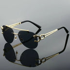 Fiero Gold™ | Panther Aviator Sunglasses | UV400 Gradient