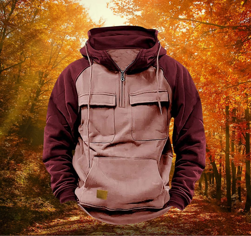 William | Sudadera con capucha invernal multifuncional
