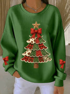 Penelope | Festive Tree Knit Sweater
