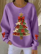 Penelope | Festive Tree Knit Sweater