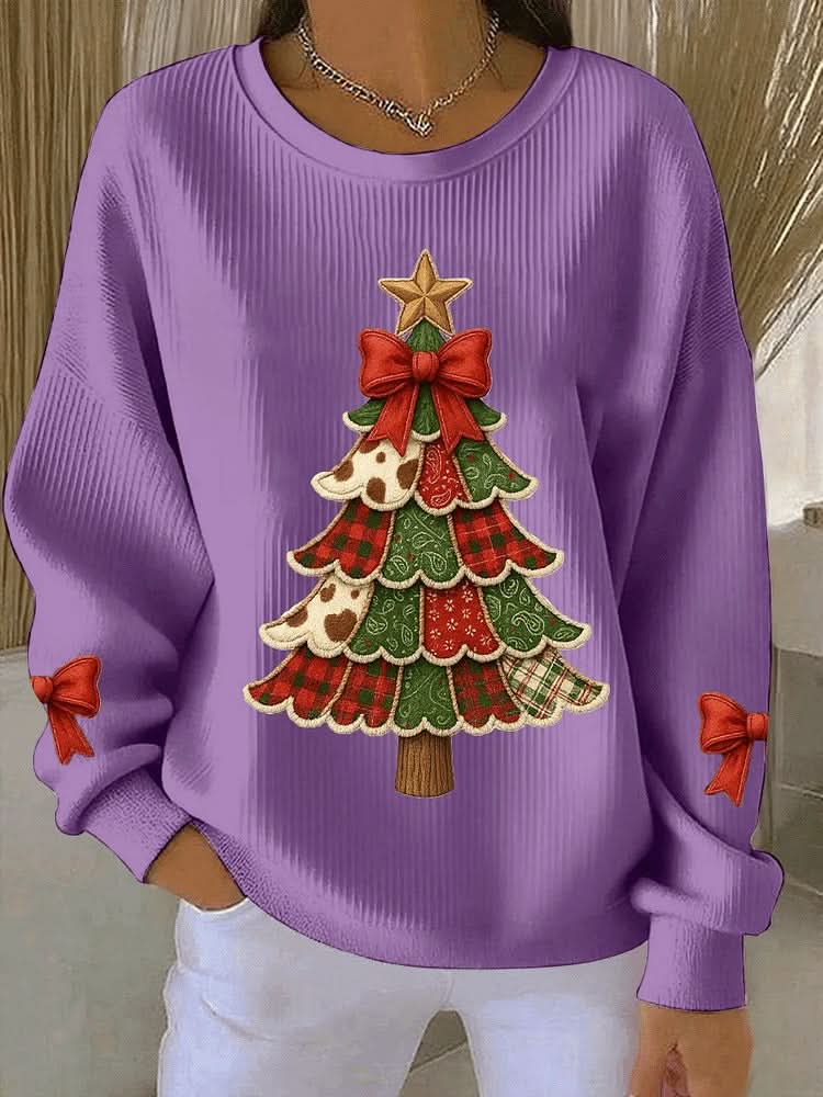 Penelope | Festive Tree Knit Sweater